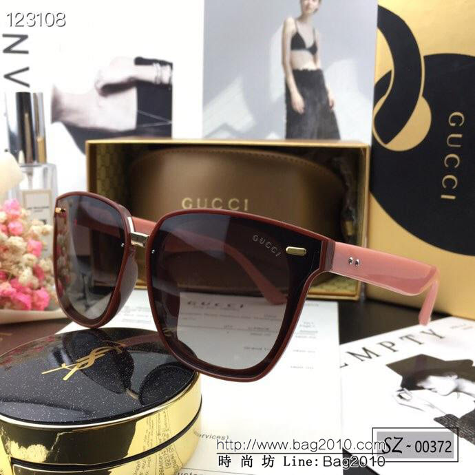 GUCCI古馳 2019新款 古奇小蜜蜂 爆款太陽鏡 遮擋有害光線防輻射 出行旅遊必備品 00372  lly1431
